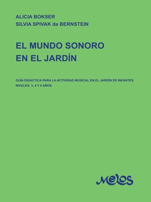 cover image of El mundo sonoro del jardín